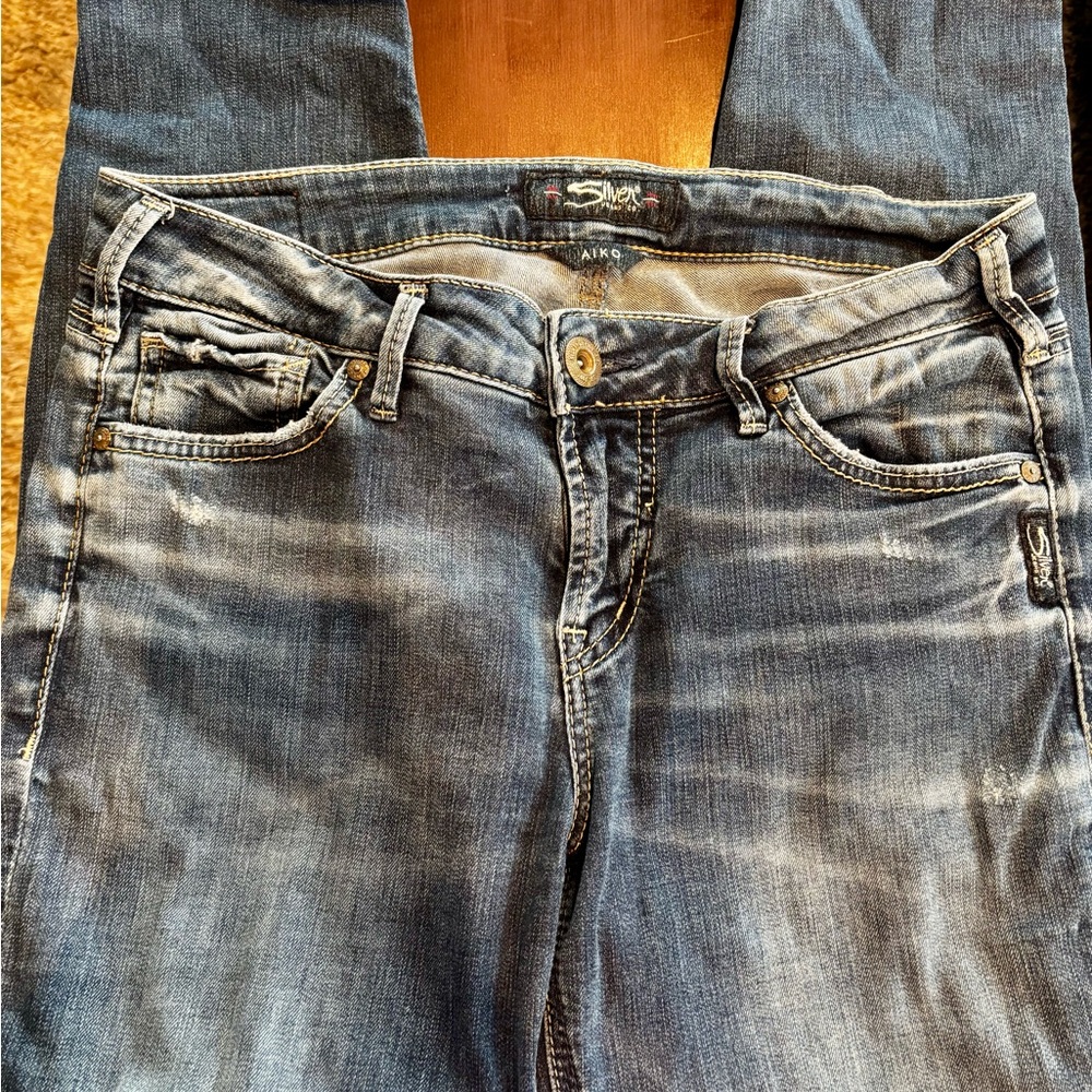 Silver Jeans Co - AIKO Ankle Skinny Jeans - W28 L27